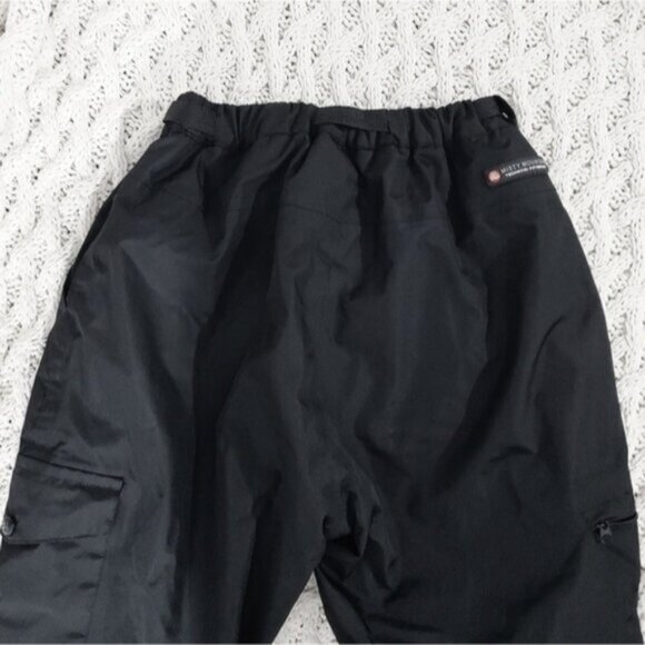MISTY MOUNTAIN Premium Black Water Resistant Snow/Ski Fleece Snowpants - Picture 11 of 16